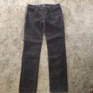 Gray corduroy pants